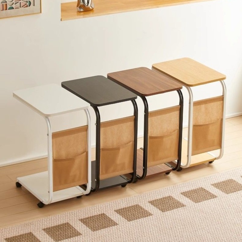 Desk Setup Minimalist - Verplaatsbaar, met weinig slaapkamers, eenvoudig nachtkastje,