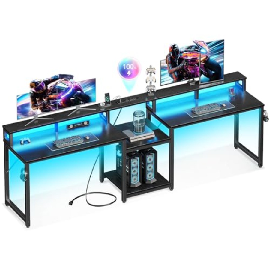 Gamingbureau voor twee persone - Desk Setup L Shaped recensie en prijs