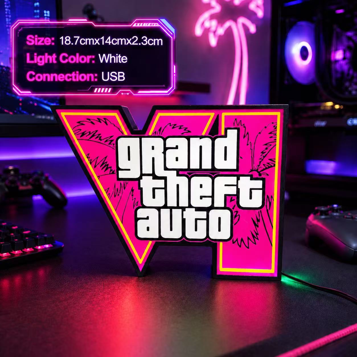 2026 Nieuwe GTA 6 Horizon Ambi - Desk Setup Lamp recensie en prijs
