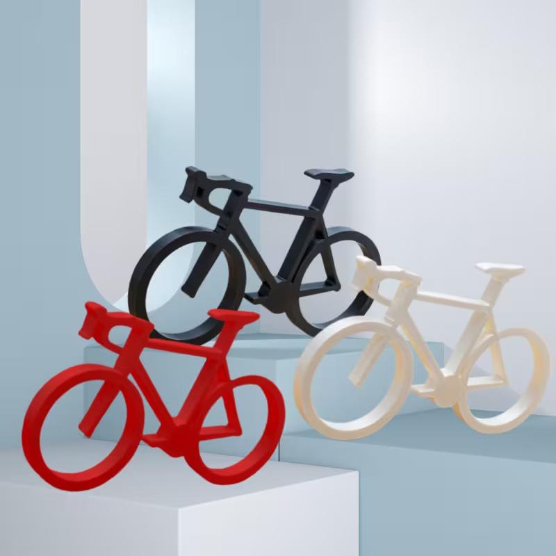 Fiets sculptuur 3D geprint min - Desk Setup Minimalist recensie en prijs